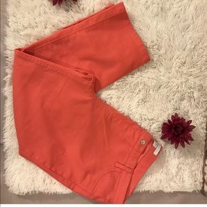 NEW YORK & COMPANY STRETCH JEGGINGS PANTS CORAL